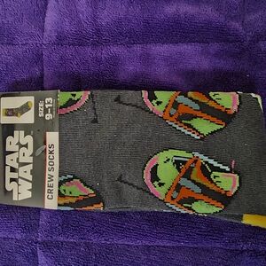 Star Wars Gray Crew Socks